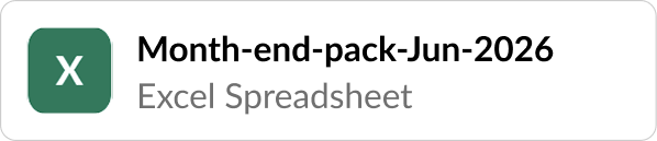 Month-end-pack-Jun-2026 — Excel Spreadsheet